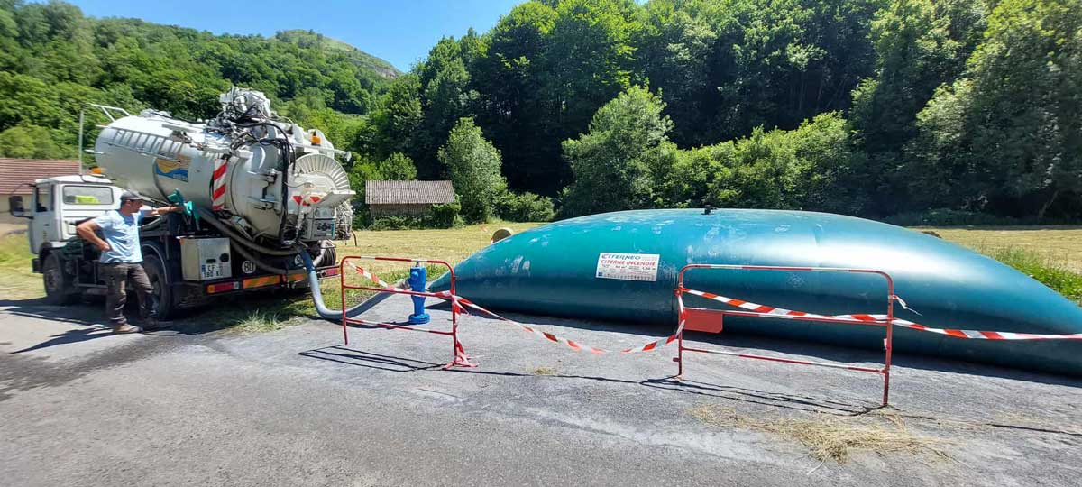 remplissage bâche